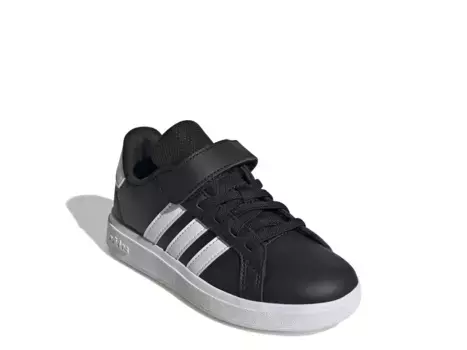 Кроссовки Adidas Grand Court 2.0 — детские, черные