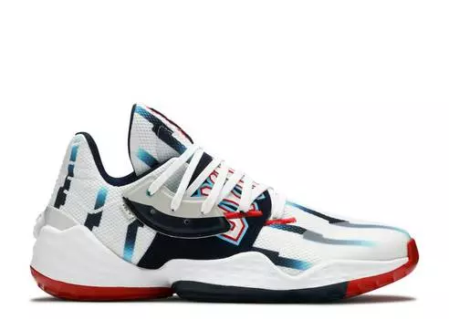 Кроссовки Adidas HARDEN VOL. 4 GCA 'DYNASTY ROCKETS', белый