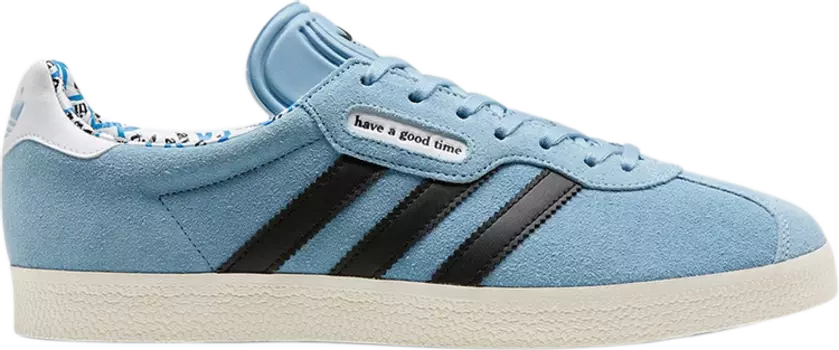 Кроссовки Adidas Have A Good Time x Gazelle Super 'Clear Blue', синий