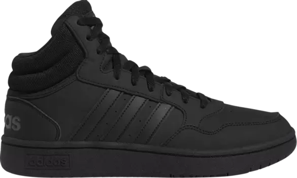Кроссовки Adidas Hoops 3.0 Mid 'Black Grey', черный