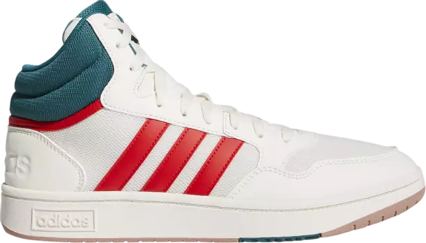 Кроссовки Adidas Hoops 3.0 Mid, белый