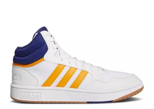 Кроссовки Adidas HOOPS 3.0 MID 'WHITE ORANGE RUSH', белый