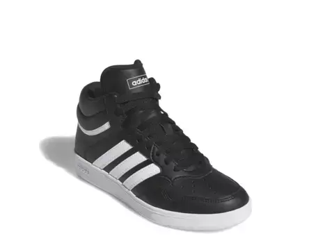 Кроссовки Adidas Hoops 4.0 Mid — детские, черные/белые