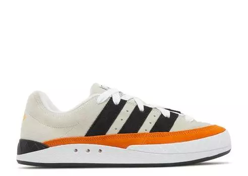 Кроссовки Adidas HUMAN MADE X ADIMATIC 'OFF WHITE CORE BLACK', белый