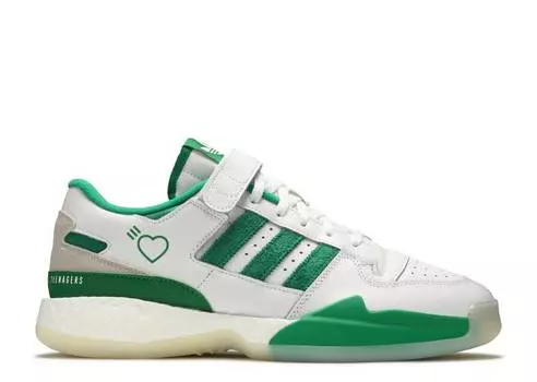 Кроссовки Adidas HUMAN MADE X FORUM LOW 'GREEN', белый