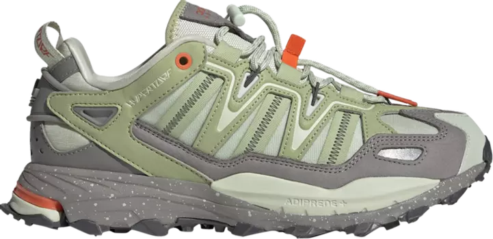 Кроссовки Adidas Hyperturf 'Linen Green Grey', зеленый