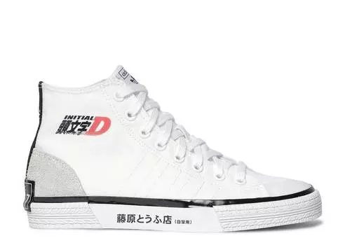 Кроссовки Adidas INITIAL D X BAIT X NIZZA HIGH 'TOYOTA TRUENO', белый