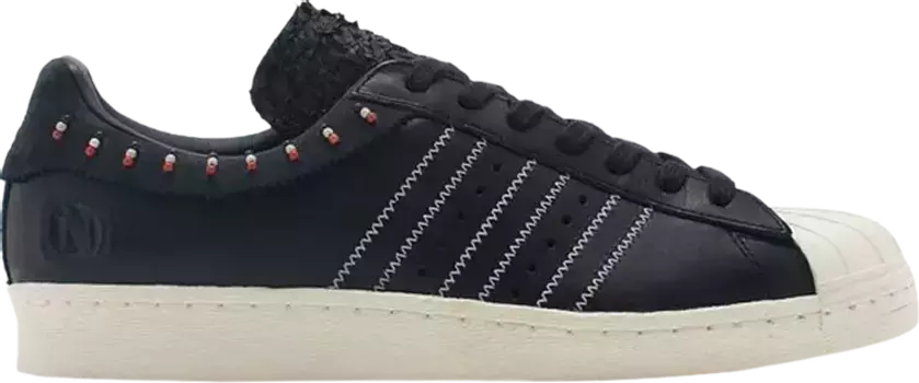 Кроссовки Adidas Invincible x Superstar 80V 'Tribal', черный