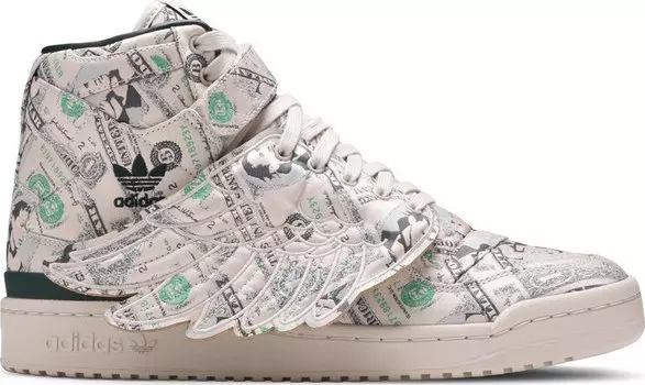 Кроссовки Adidas Jeremy Scott x Forum Wings 1.0 'Money', кремовый