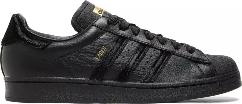 Кроссовки Adidas Kader Sylla x Superstar ADV 'Monochrome Black', черный