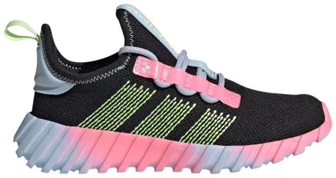 Кроссовки adidas Kaptir Flow K 'Black Yellow Clear Sky', черный