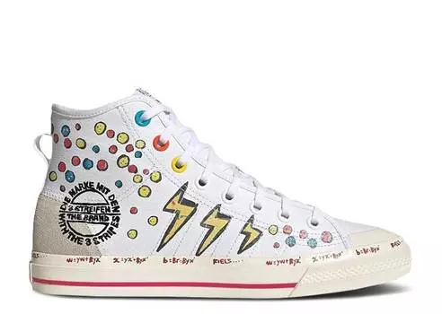 Кроссовки Adidas KASING LUNG X DISNEY X NIZZA HIGH 'LABUBU MICKEY MOUSE', белый