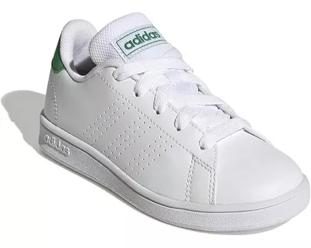 Кроссовки adidas Kids Advantage, цвет White/Green/Black
