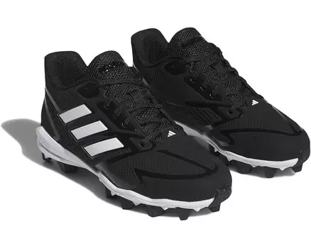 Кроссовки adidas Kids Baseball Icon 8 Molded, цвет Core Black/Footwear White/Footwear White