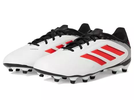 Кроссовки adidas Kids Copa Pure 3 League Firm Ground/Multi Ground Soccer Cleats, цвет White/Lucid Red/Black