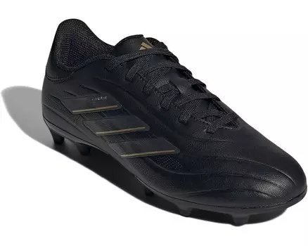 Кроссовки adidas Kids Copa Pure II League Football Boots Firm Ground, цвет Black/Carbon/Gold Metallic