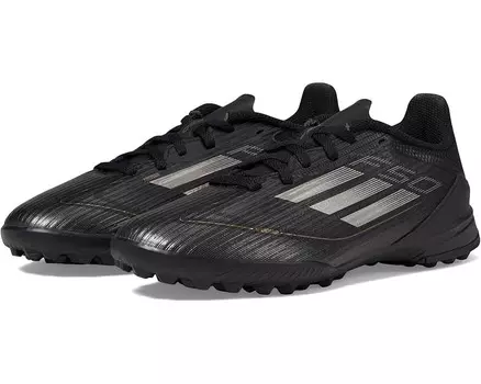 Кроссовки adidas Kids F50 League Turf J, цвет Black/Iron Metallic/Gold Metallic