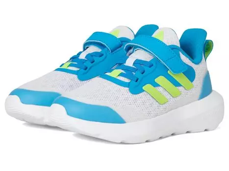 Кроссовки adidas Kids FortaRun 3.0 Elastic Lace Sportswear Shoes, цвет Dash Grey/Lucid Lemon/Solar Blue