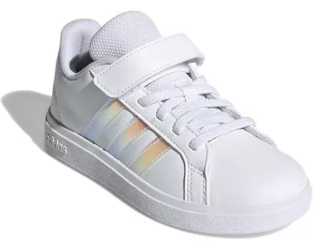 Кроссовки adidas Kids Grand Court 2.0 Shoes, цвет White/Iridescent/White