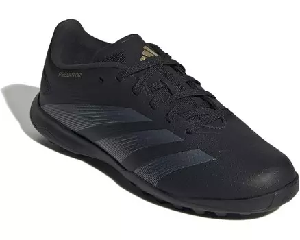 Кроссовки adidas Kids Predator League J Football Boots Turf, цвет Black/Carbon/Gold Metallic