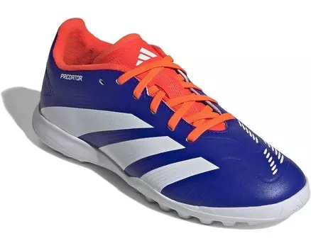 Кроссовки adidas Kids Predator League J Football Boots Turf, цвет Lucid Blue/White/Solar Red