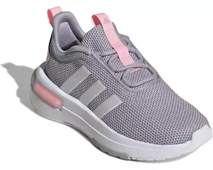 Кроссовки adidas Kids Racer TR 23 Shoes, цвет Glory Grey/Iridescent/Pink Spark