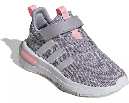 Кроссовки adidas Kids Racer TR 23 Shoes, цвет Glory Grey/Pink Spark/Black