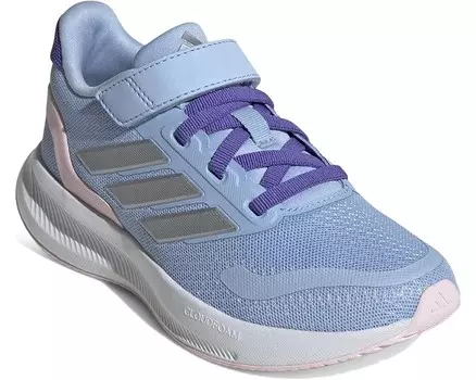 Кроссовки adidas Kids Runfalcon 3.0 Shoes, цвет Blue/Silver Metallic/Clear Pink