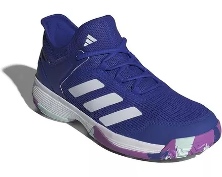 Кроссовки adidas Kids Ubersonic 4 Shoes, цвет Lucid Blue/White/Purple Burst