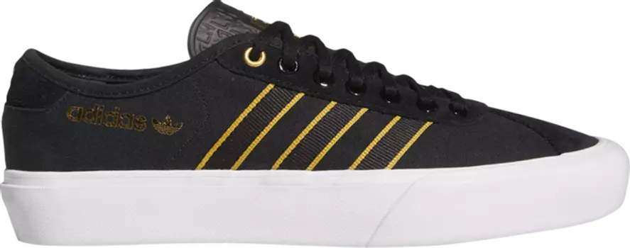 Кроссовки Adidas LAFC x Delpala 'Black Gold Metallic', черный