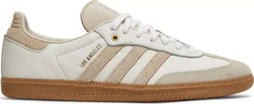 Кроссовки Adidas LAFC x Samba 'Linen Gum', кремовый