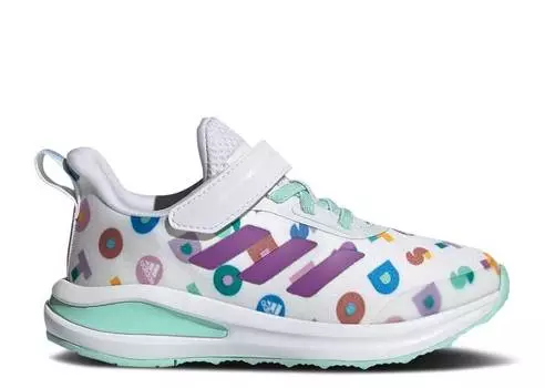 Кроссовки Adidas LEGO X FORTARUN LITTLE KID 'DOTS - WHITE', белый
