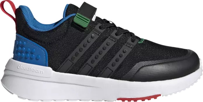 Кроссовки Adidas LEGO x Racer TR21 J 'Black Shock Blue', черный