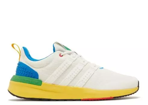 Кроссовки Adidas LEGO X RACER TR21 'WHITE EQT YELLOW', белый