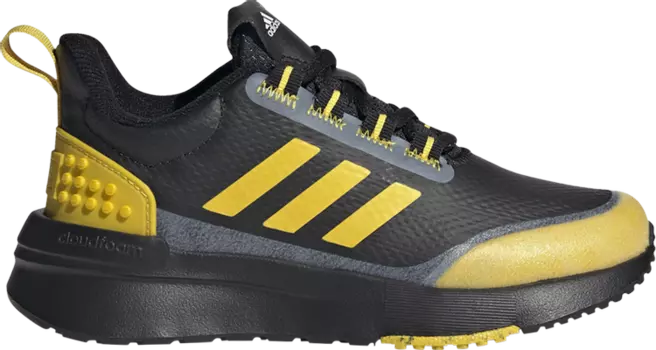 Кроссовки Adidas LEGO x Racer TR Big Kid 'Black Equipment Yellow', черный