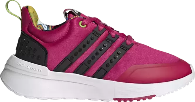 Кроссовки Adidas LEGO x Racer TR J 'Real Magenta', фиолетовый