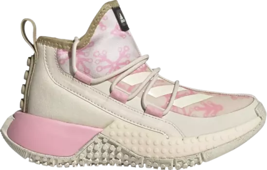 Кроссовки Adidas LEGO x Sport Mid J 'Baumhaus - Light Pink', кремовый