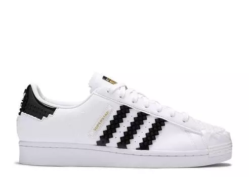 Кроссовки Adidas LEGO X SUPERSTAR 'BASE PLATES', белый