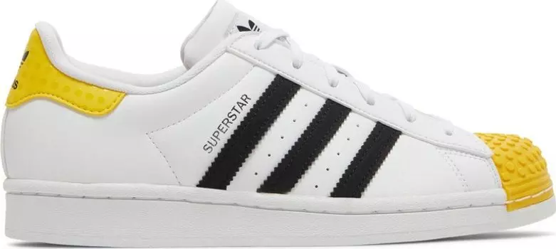 Кроссовки Adidas LEGO x Superstar J, белый