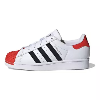 Кроссовки Adidas LEGO x Superstar J 'Cloud White Red', Белый
