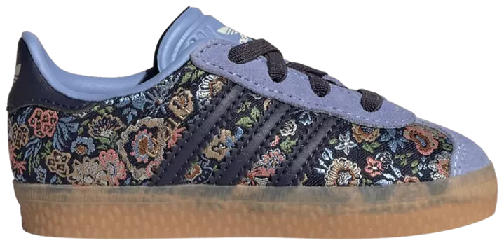 Кроссовки adidas Liberty London x Gazelle Comfort Closure EL I 'Floral Embroidery', синий