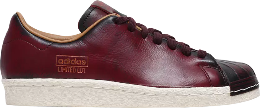 Кроссовки Adidas Limited Edt x Superstar 'Burgundy', красный