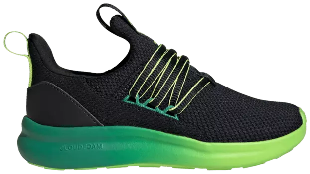 Кроссовки adidas Lite Racer Adapt 7.0 K 'Black Solar Slime', черный