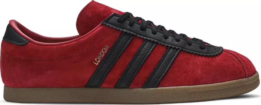 Кроссовки Adidas London 'Scarlet Black', красный