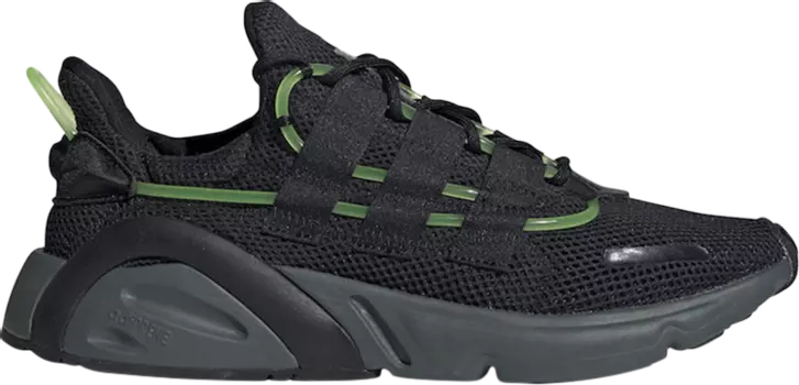 Кроссовки Adidas LXCON 'Black Green', черный