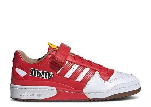 Кроссовки Adidas M&M'S X FORUM '84 LOW 'RED',