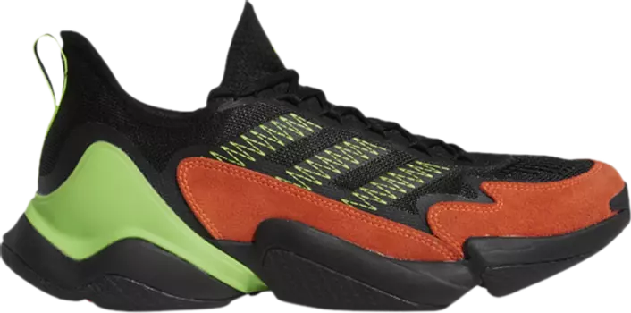 Кроссовки Adidas Mahomes 1 Impact FLX 'Black Team Solar Orange', черный