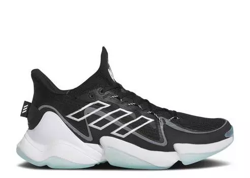 Кроссовки Adidas MAHOMES 1 IMPACT FLX 'BLACK WHITE', черный