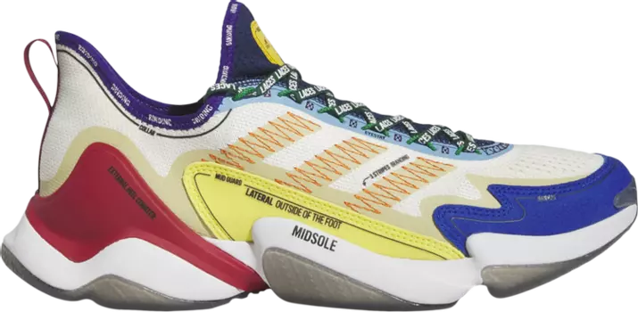 Кроссовки Adidas Mahomes 1 Impact FLX 'Shoe Anatomy', многоцветный