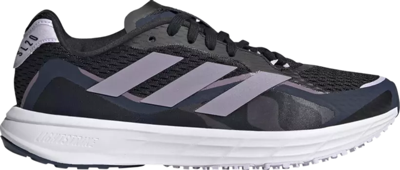 Кроссовки Adidas Marimekko x Wmns SL20 'Black Matte Purple Metallic', черный